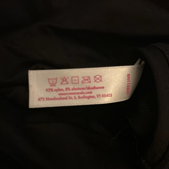 NEW Commando Minimalist Crew Neck T-Shirt Black Short Sleeve Tee Sz M/L - Picture 8 of 8